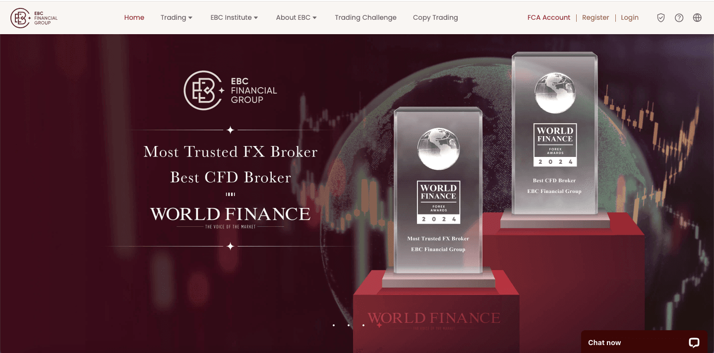 EBC Financial Group website screenshot