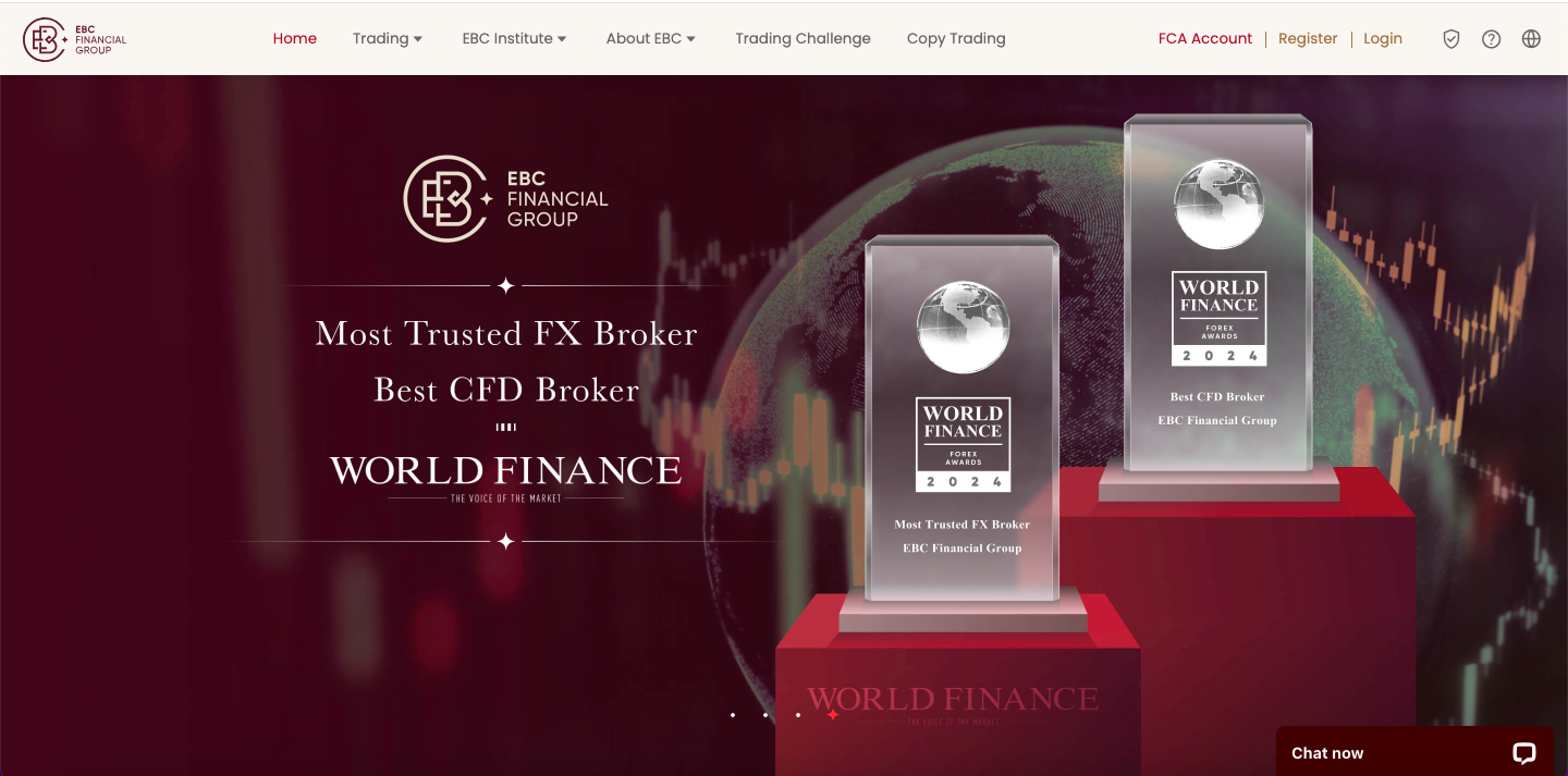 EBC Financial Group website screenshot